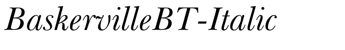 BaskervilleBT-Italic