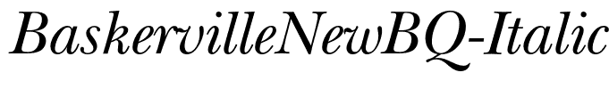 BaskervilleNewBQ-Italic