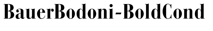 BauerBodoni-BoldCond