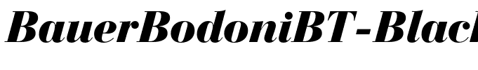 BauerBodoniBT-BlackItalic