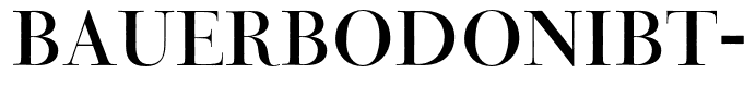 BauerBodoniBT-Titling