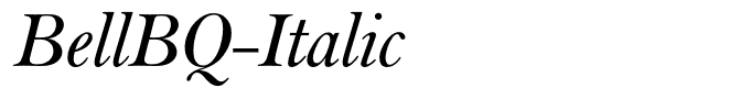 BellBQ-Italic