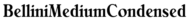 BelliniMediumCondensed