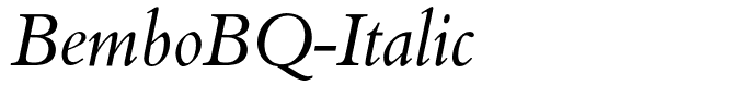 BemboBQ-Italic