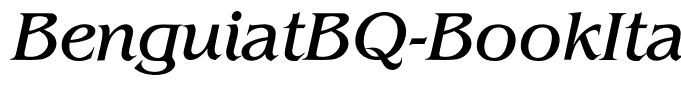 BenguiatBQ-BookItalic