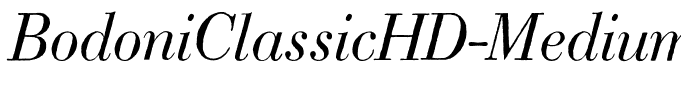 BodoniClassicHD-MediumItalic