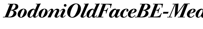 BodoniOldFaceBE-MediumItalic