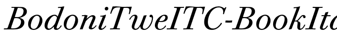 BodoniTweITC-BookItal