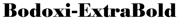 Bodoxi-ExtraBold