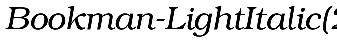 Bookman-LightItalic(2)