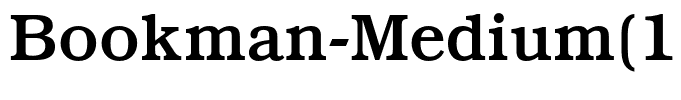 Bookman-Medium(1)