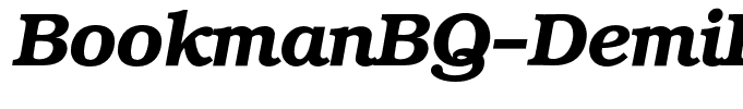 BookmanBQ-DemiBoldItalic
