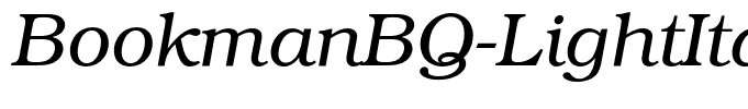 BookmanBQ-LightItalic