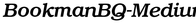 BookmanBQ-MediumItalic