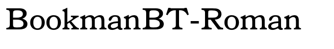 BookmanBT-Roman