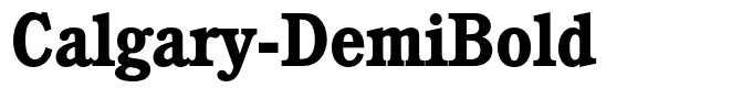 Calgary-DemiBold