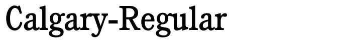 Calgary-Regular