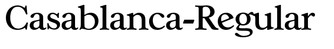 Casablanca-Regular