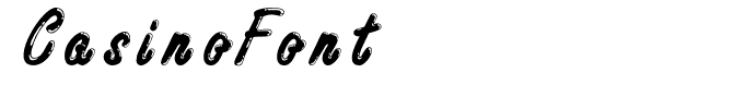 CasinoFont