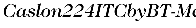 Caslon224ITCbyBT-MediumItalic