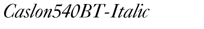 Caslon540BT-Italic