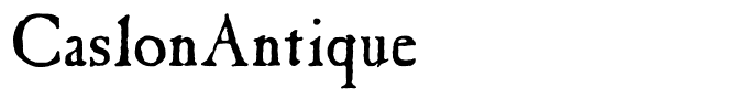 CaslonAntique