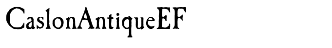 CaslonAntiqueEF