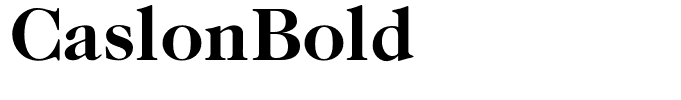 CaslonBold