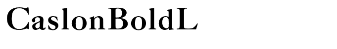 CaslonBoldL