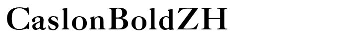 CaslonBoldZH