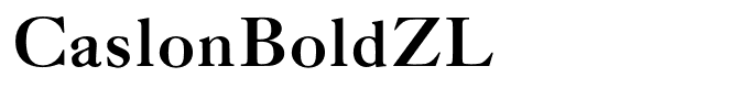CaslonBoldZL