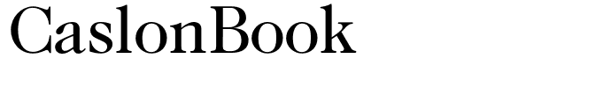 CaslonBook