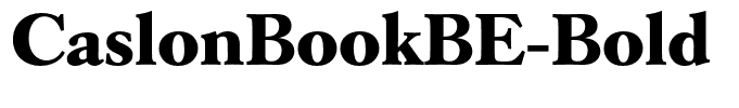 CaslonBookBE-Bold