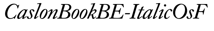 CaslonBookBE-ItalicOsF