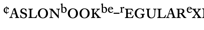 CaslonBookBE-RegularExp