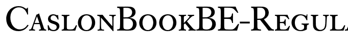 CaslonBookBE-RegularSC