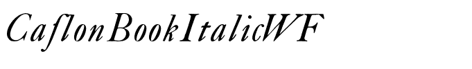 CaslonBookItalicWF