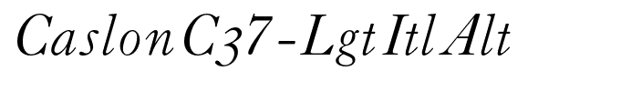 CaslonC37-LgtItlAlt