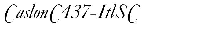 CaslonC437-ItlSC
