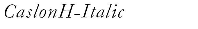CaslonH-Italic