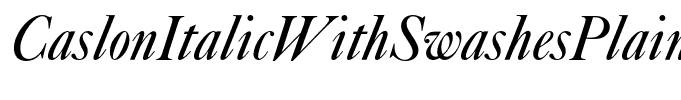 CaslonItalicWithSwashesPlain