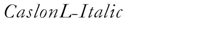 CaslonL-Italic