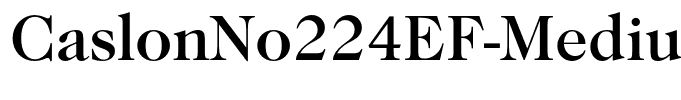 CaslonNo224EF-Medium