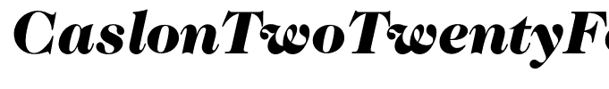 CaslonTwoTwentyFourBQ-BlackItalic