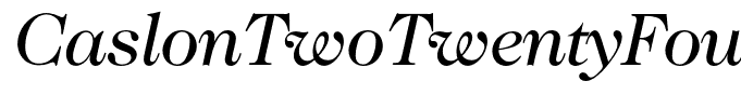 CaslonTwoTwentyFourBQ-BookItalic