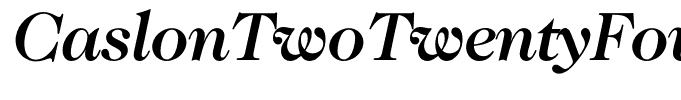 CaslonTwoTwentyFourBQ-MediumItalic