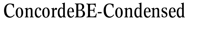 ConcordeBE-Condensed