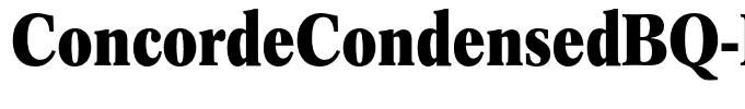 ConcordeCondensedBQ-Bold