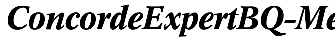 ConcordeExpertBQ-MediumItalicOsF
