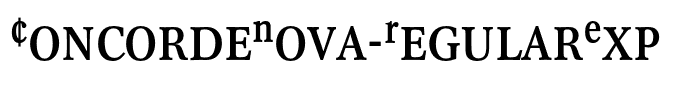 ConcordeNova-RegularExp